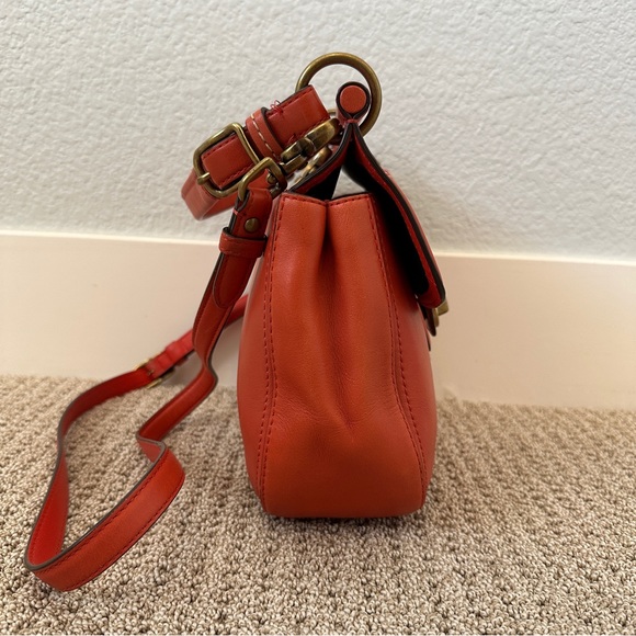 Coach Leather Willis Legacy Crossbody 19132 Vermillion Orange 70th Anniversary - Picture 3 of 12